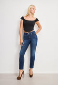 Luxury DOLLY JOLEANS STRAIGHT JEANS INDIGO1080