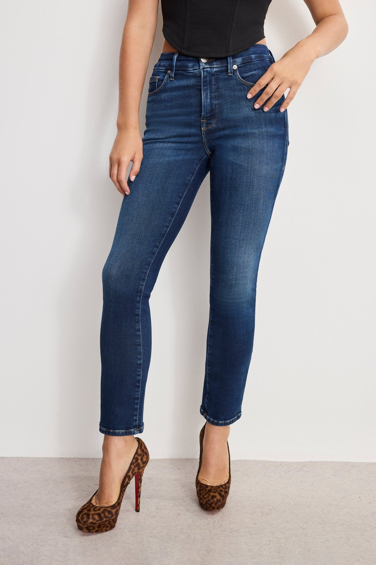 Luxury DOLLY JOLEANS STRAIGHT JEANS INDIGO1080