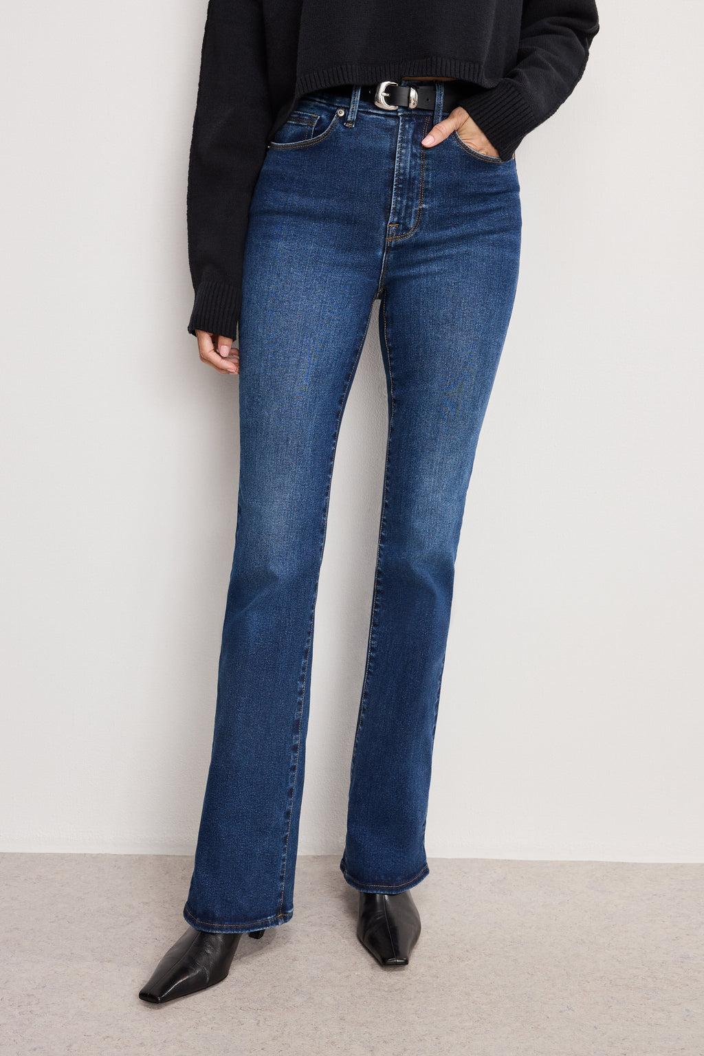 Luxury ALWAYS FITS GOOD CLASSIC BOOTCUT JEANS LONG INDIGO446