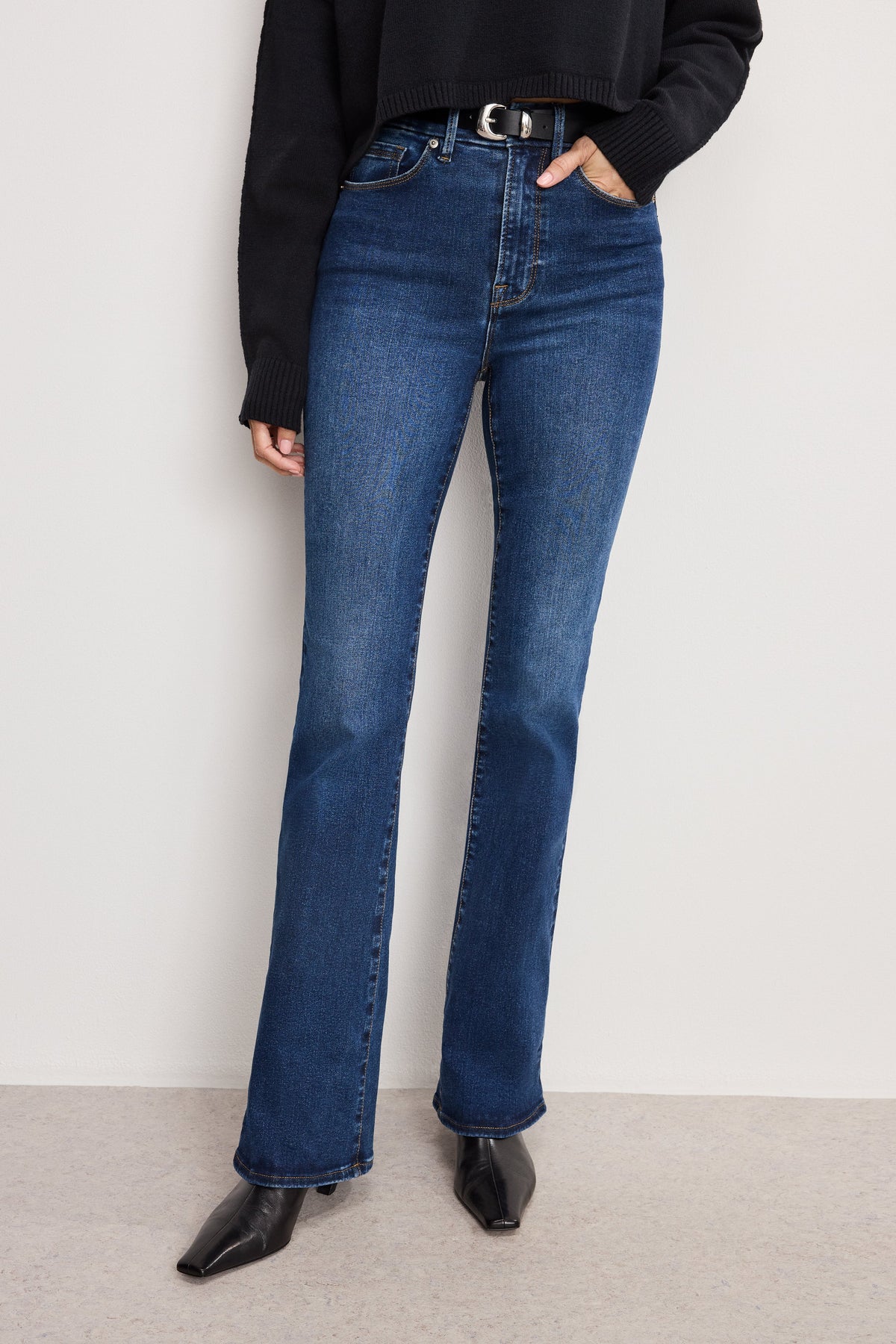 Luxury ALWAYS FITS GOOD CLASSIC BOOTCUT JEANS LONG INDIGO446