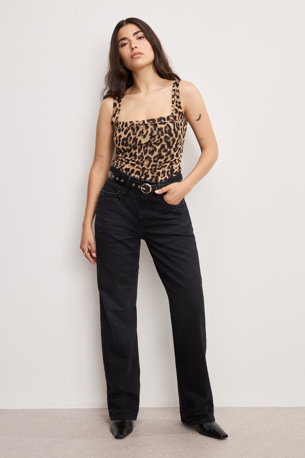 Luxury GOOD PETITE 90s RELAXED JEANS BLACK406
