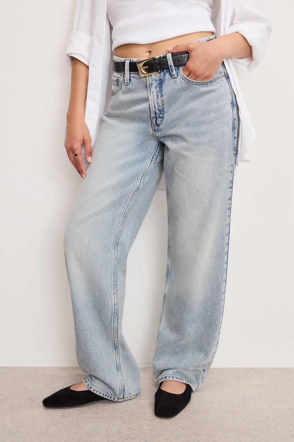 Luxury GOOD PETITE 90s RELAXED JEANS INDIGO1075