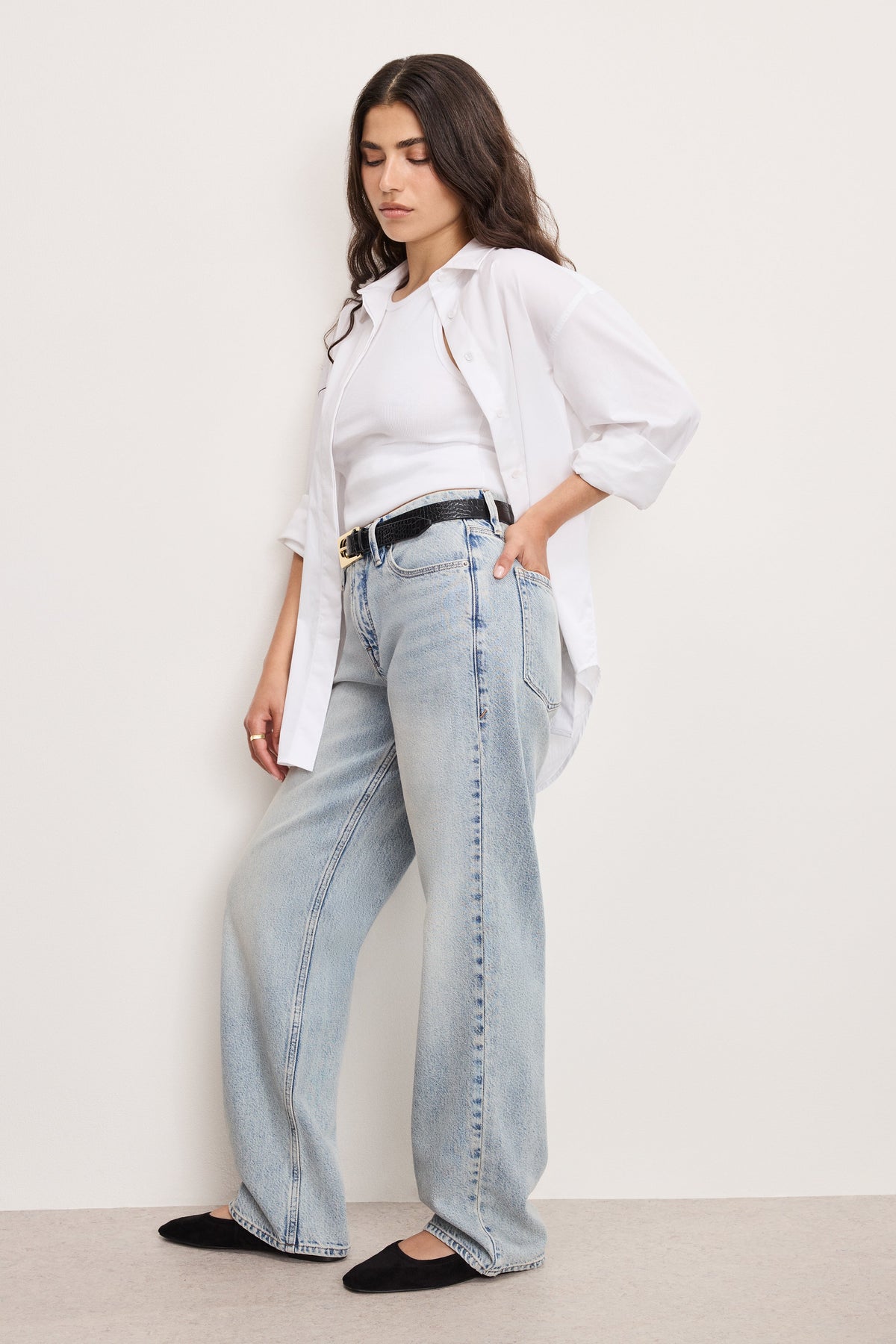 Luxury GOOD PETITE 90s RELAXED JEANS INDIGO1075