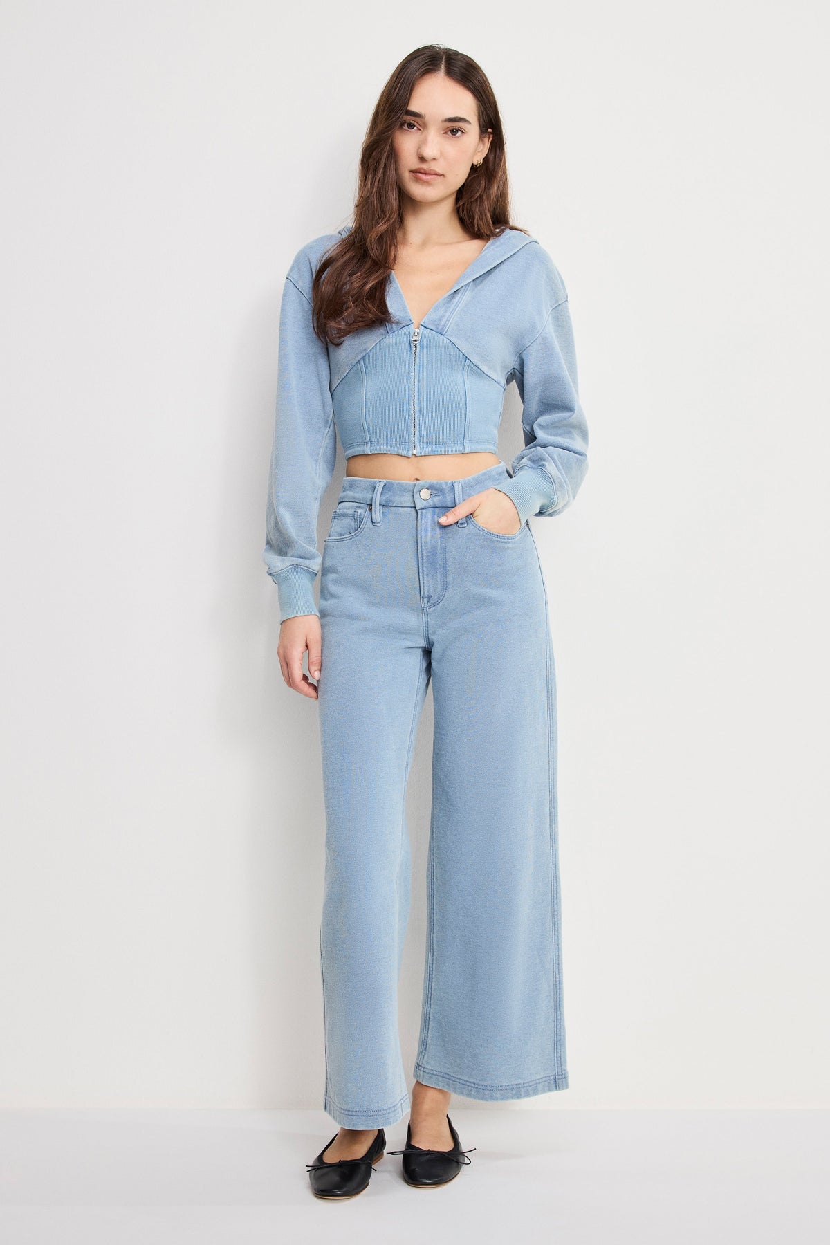 Luxury JEANIUS ZIP UP HOODIE INDIGO1157