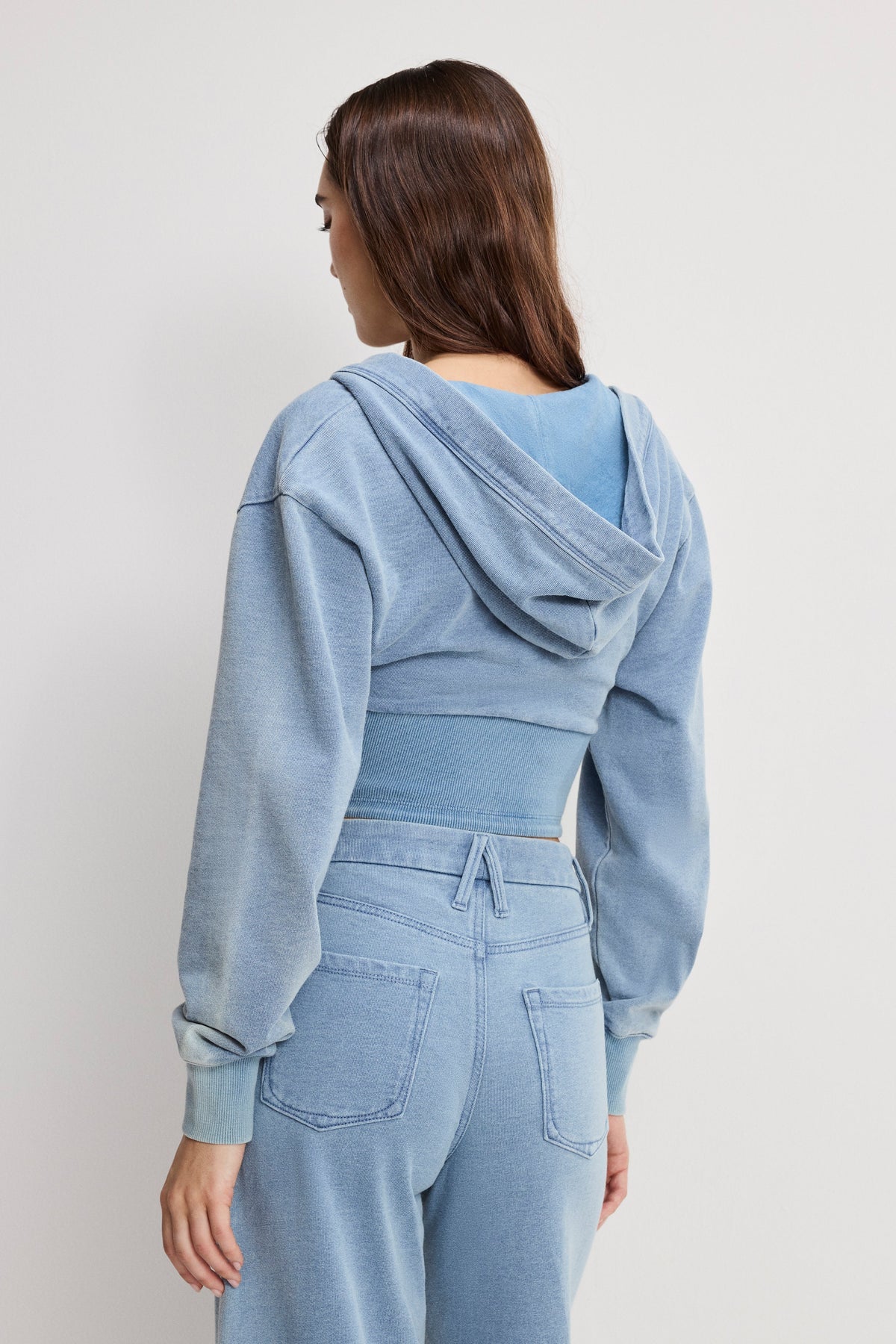 Luxury JEANIUS ZIP UP HOODIE INDIGO1157