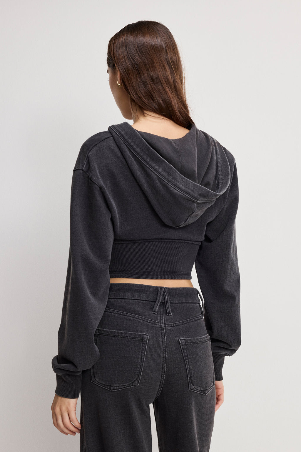 Luxury JEANIUS ZIP UP HOODIE BLACK430