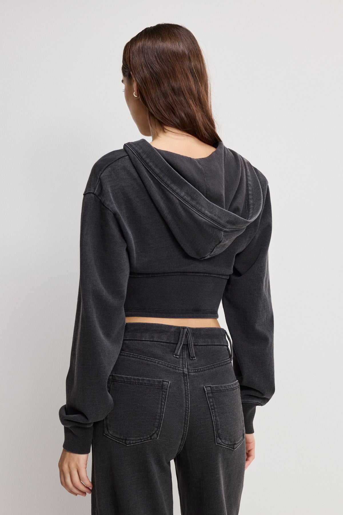 Luxury JEANIUS ZIP UP HOODIE BLACK430