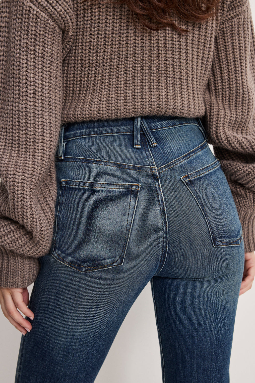 Luxury GOOD STANDARD KICK FLARE JEANS INDIGO1147