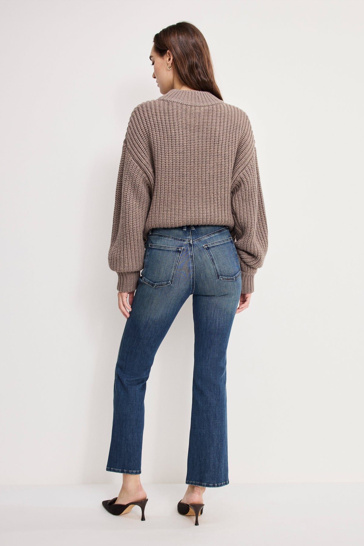 Luxury GOOD STANDARD KICK FLARE JEANS INDIGO1147