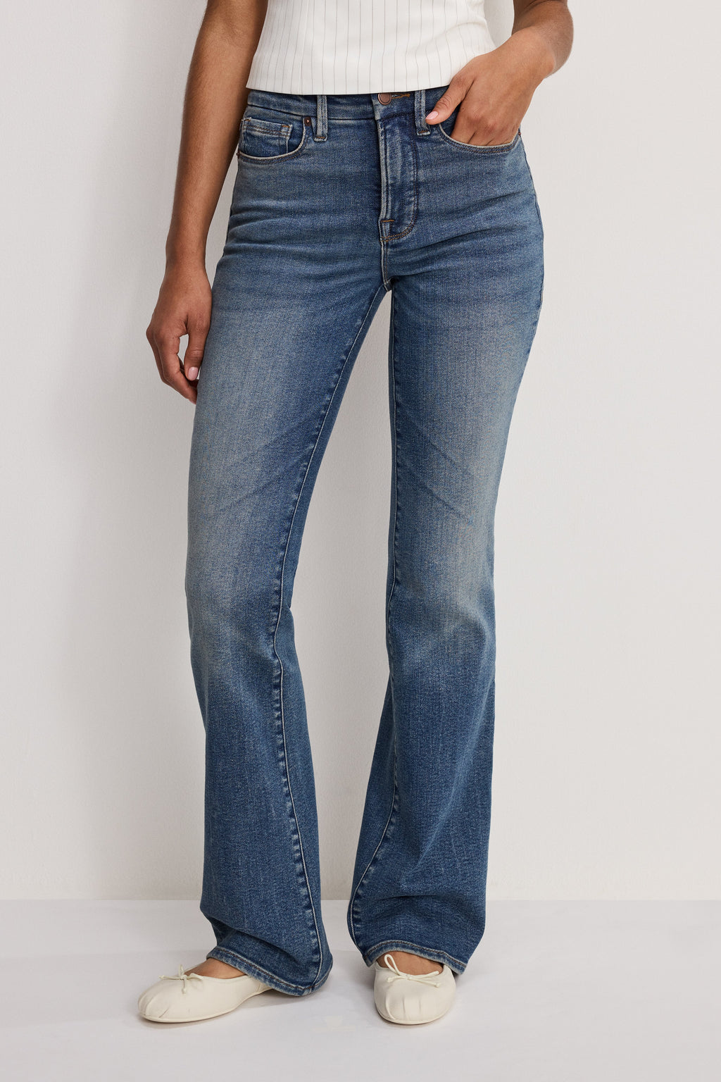 Luxury GOOD CLASSIC BOOTCUT JEANS INDIGO1128