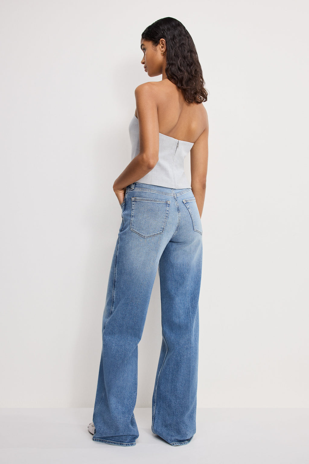Luxury GOOD SKATE WIDE JEANS INDIGO1142