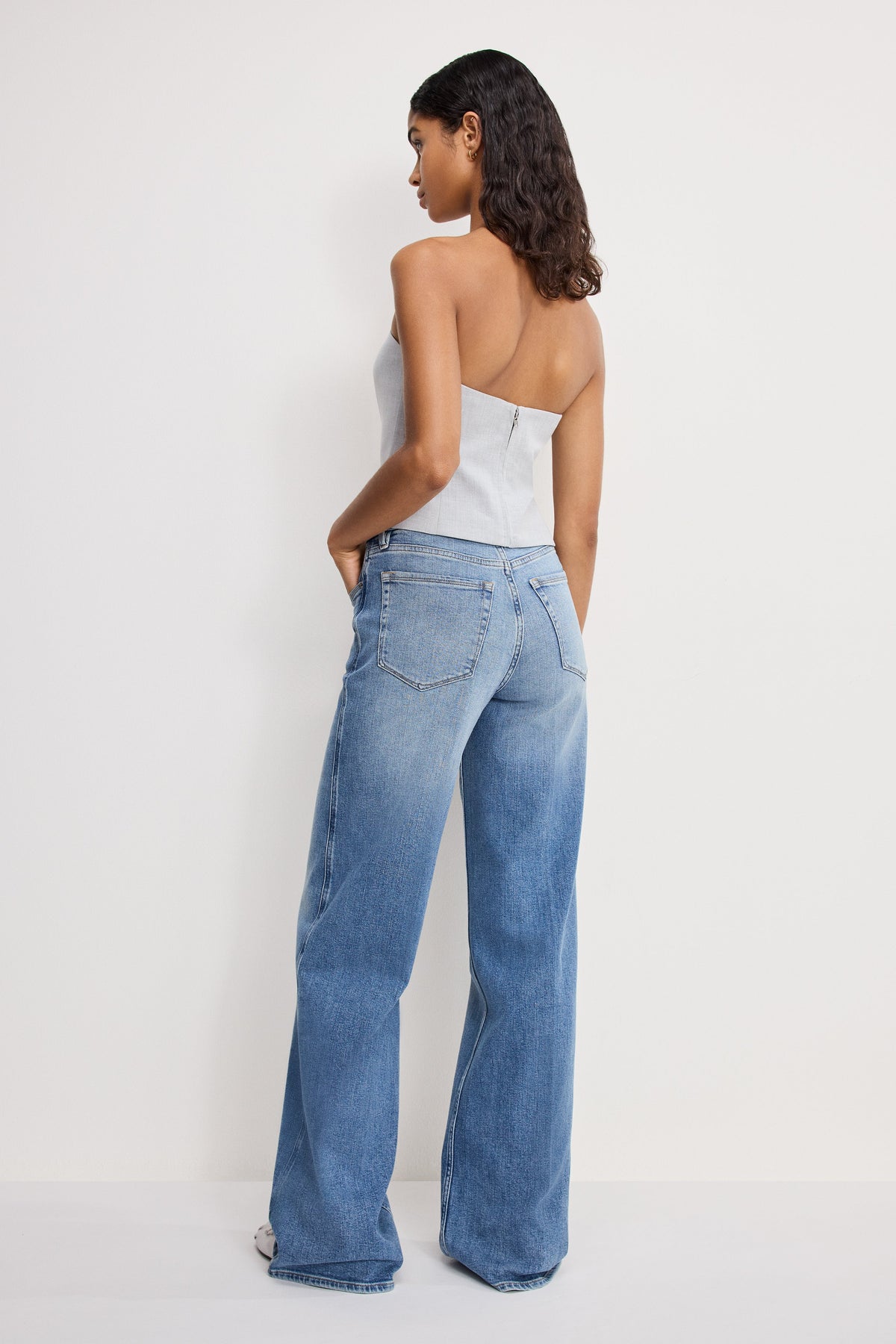 Luxury GOOD SKATE WIDE JEANS INDIGO1142