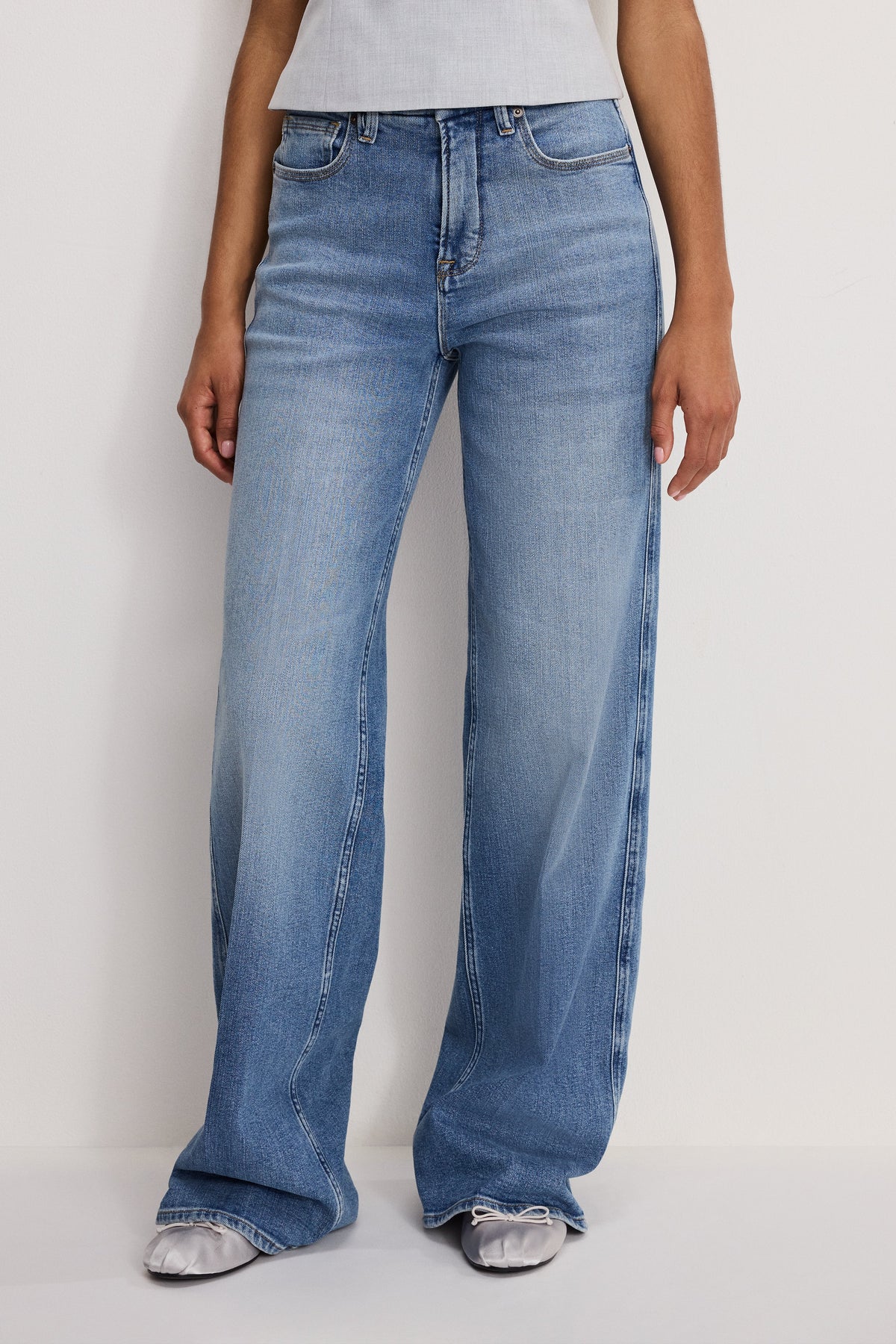 Luxury GOOD SKATE WIDE JEANS INDIGO1142