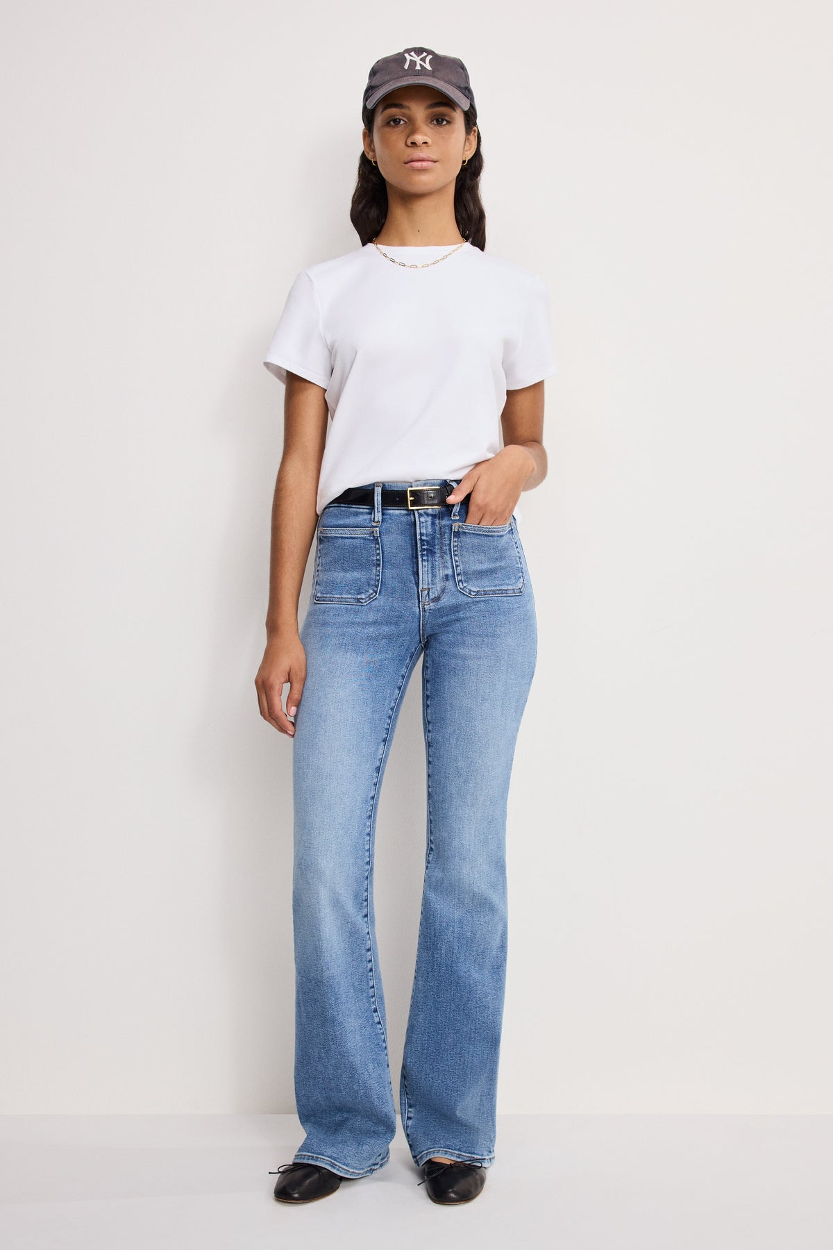 Luxury GOOD LEGS FLARE JEANS INDIGO1149
