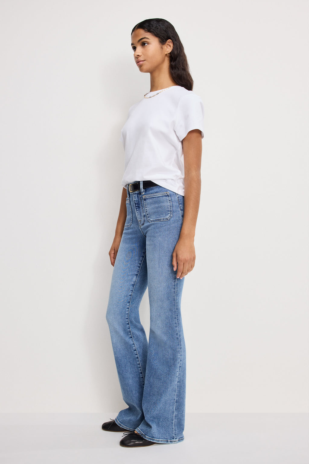 Luxury GOOD LEGS FLARE JEANS INDIGO1149