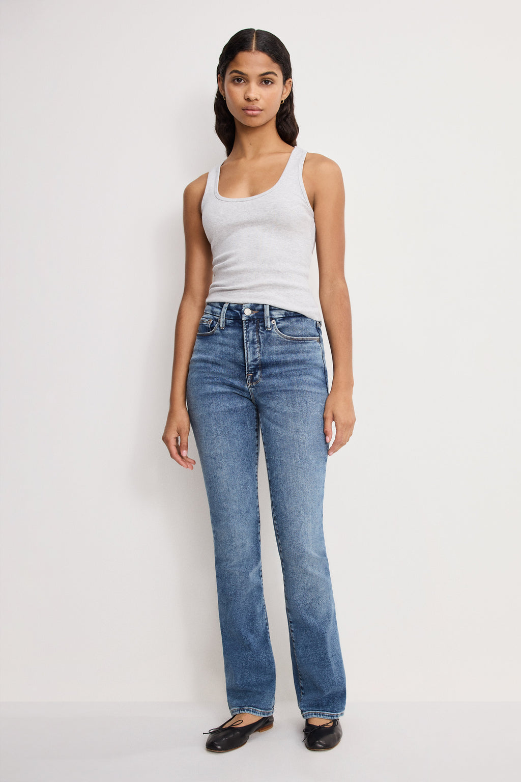 Luxury COMPRESSION GOOD CLASSIC BOOTCUT JEANS INDIGO254