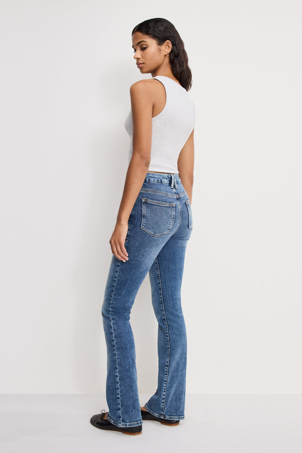 Luxury COMPRESSION GOOD CLASSIC BOOTCUT JEANS INDIGO254