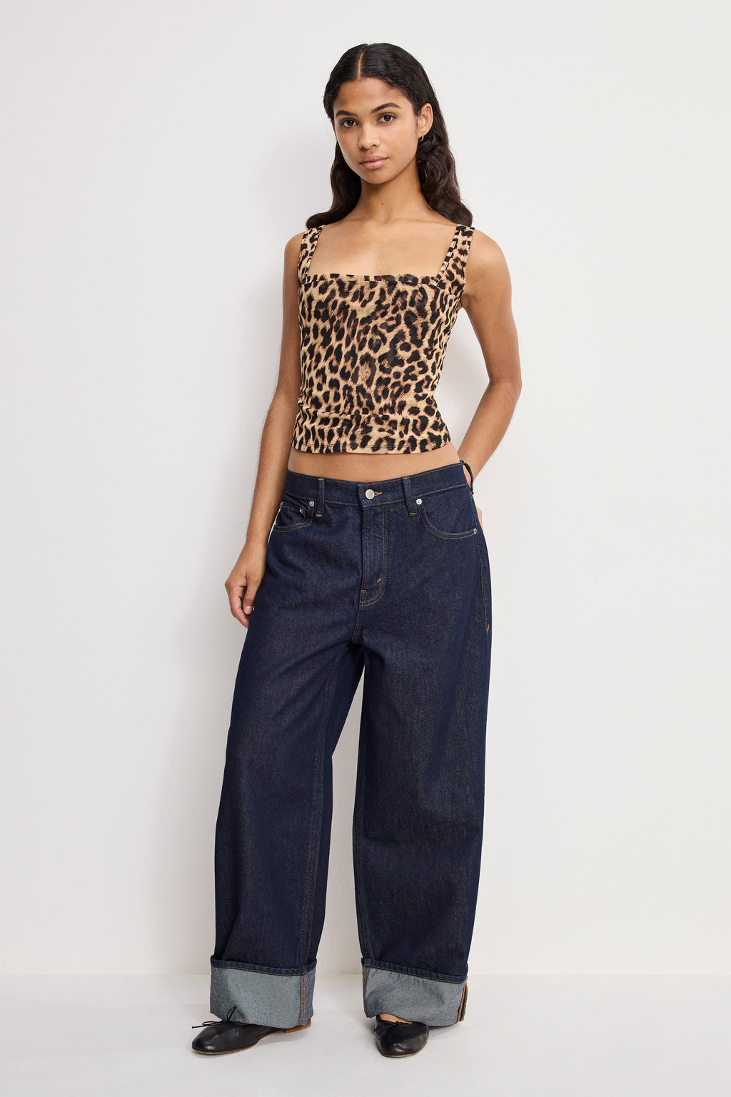Luxury MESH BUSTIER LUCKY LEOPARD001