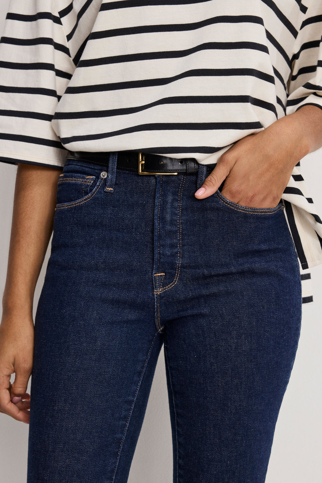 Luxury GOOD LEGS STRAIGHT JEANS INDIGO983
