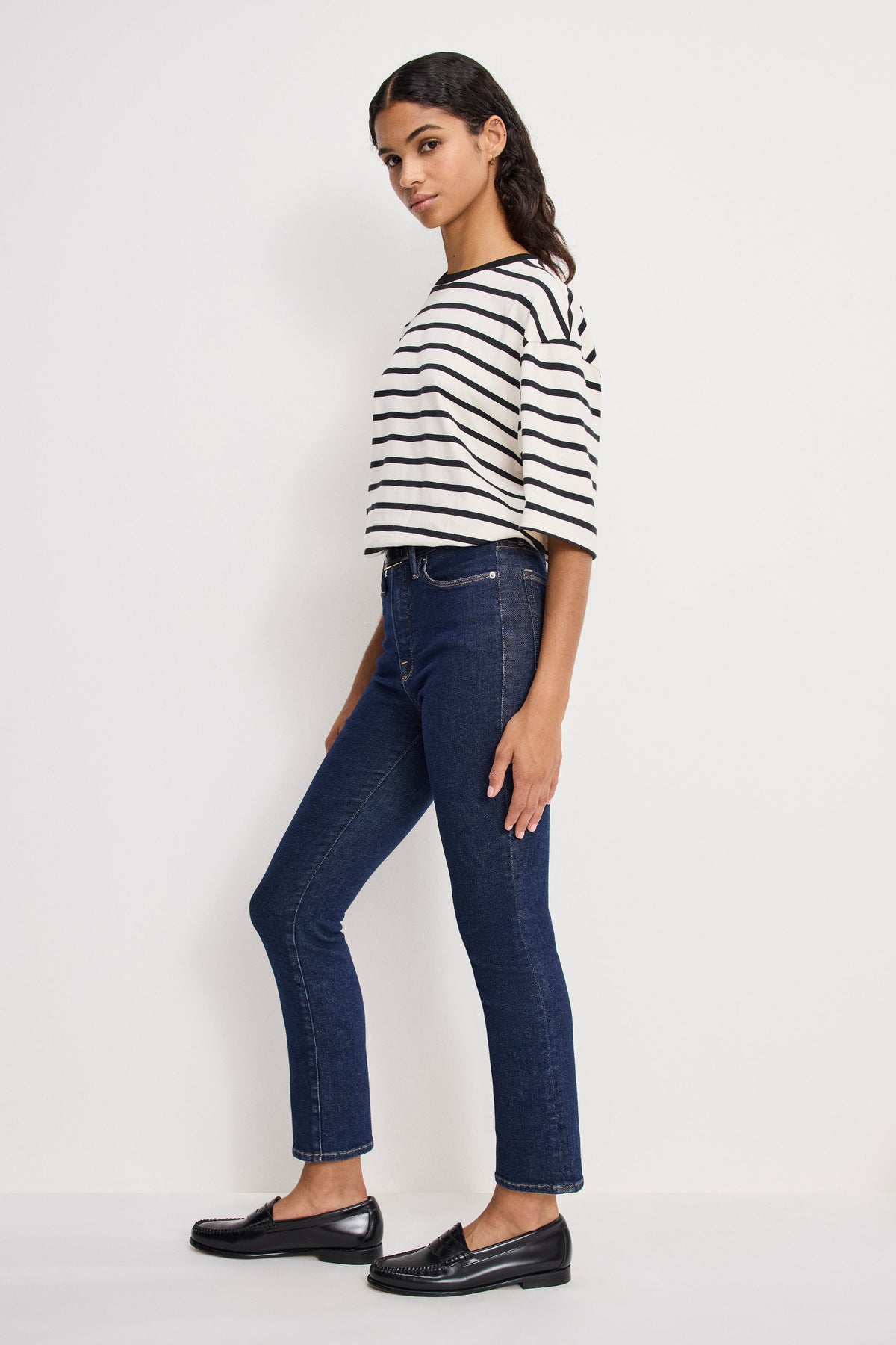 Luxury GOOD LEGS STRAIGHT JEANS INDIGO983