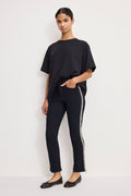Luxury GOOD LEGS STRAIGHT DIAMOND JEANS BLACK411