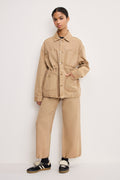 Luxury CANVAS JACKET GOOD KHAKI001