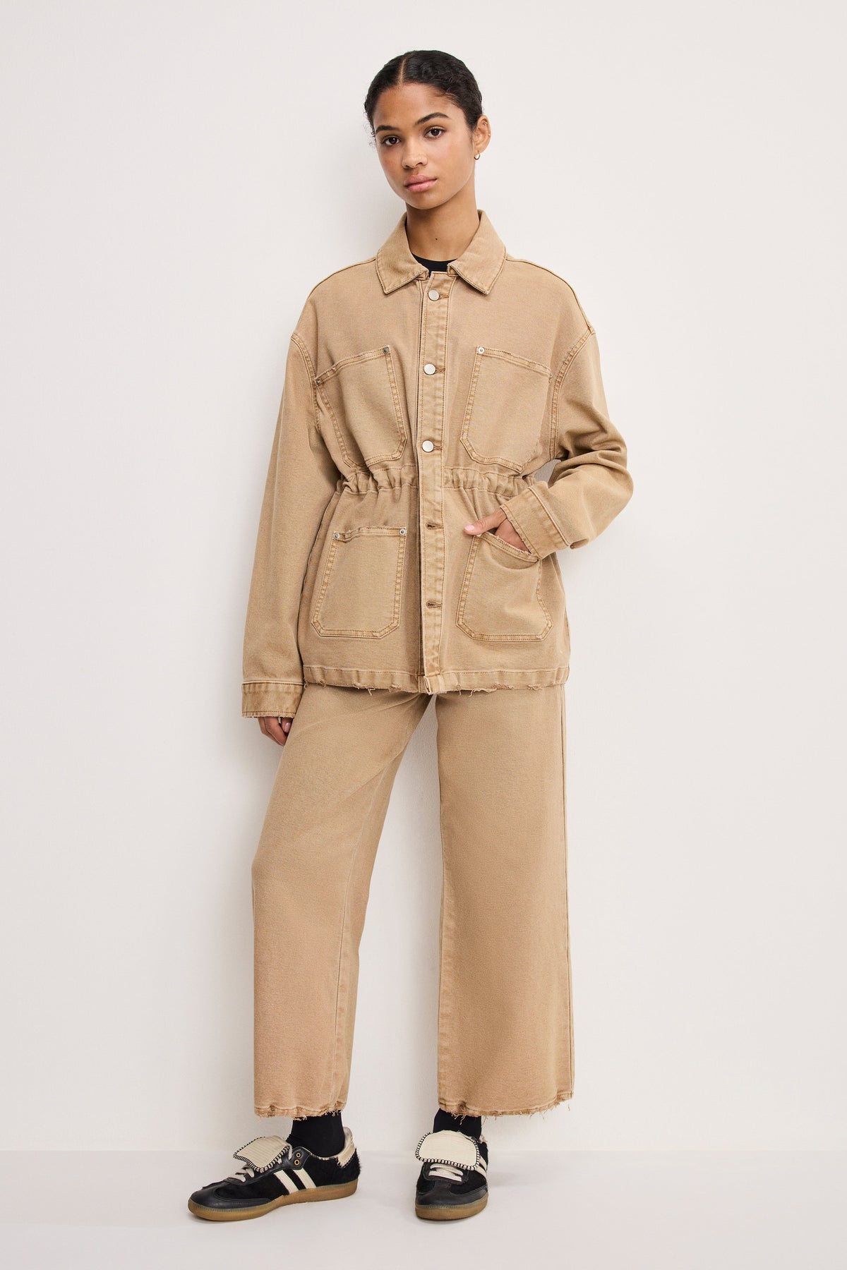 Luxury CANVAS JACKET GOOD KHAKI001