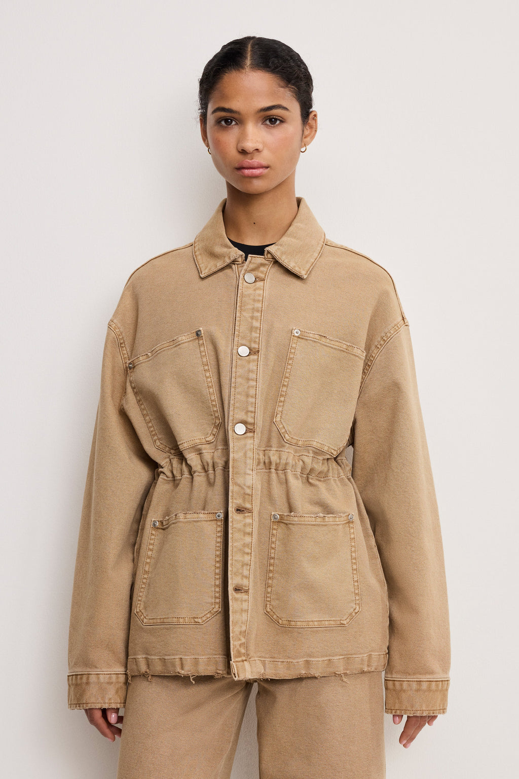 Luxury CANVAS JACKET GOOD KHAKI001