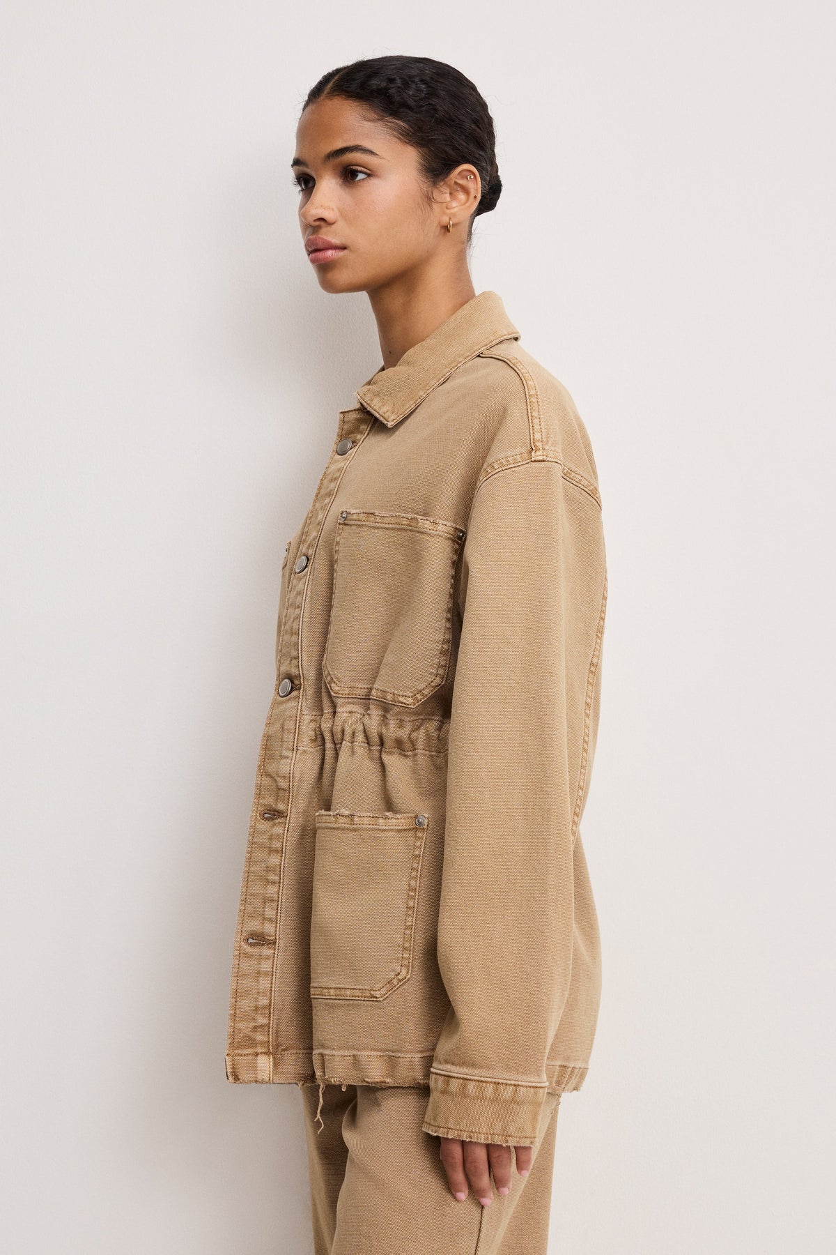 Luxury CANVAS JACKET GOOD KHAKI001