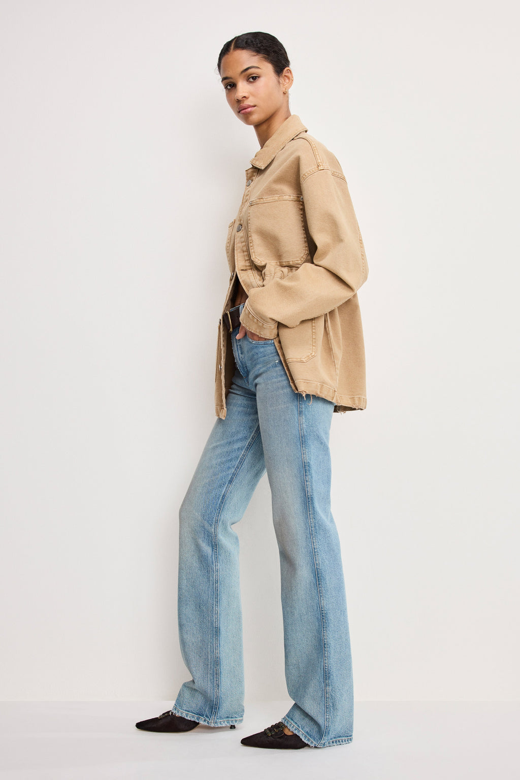 Luxury GOOD COWBOY BOOTCUT JEANS INDIGO998