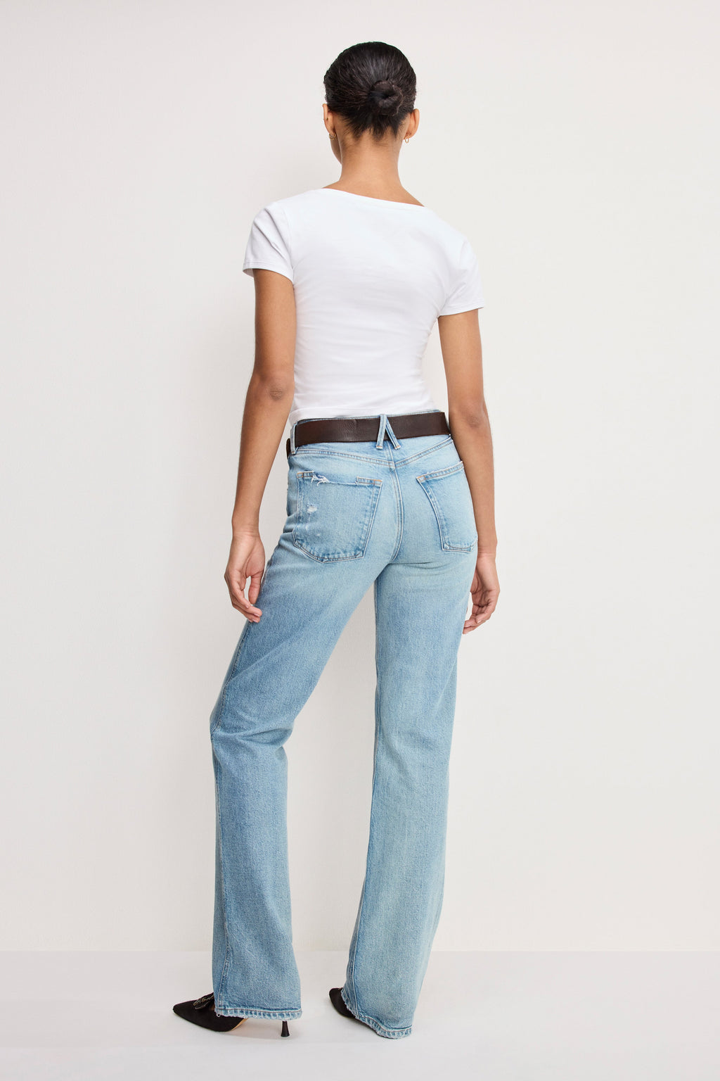 Luxury GOOD COWBOY BOOTCUT JEANS INDIGO998