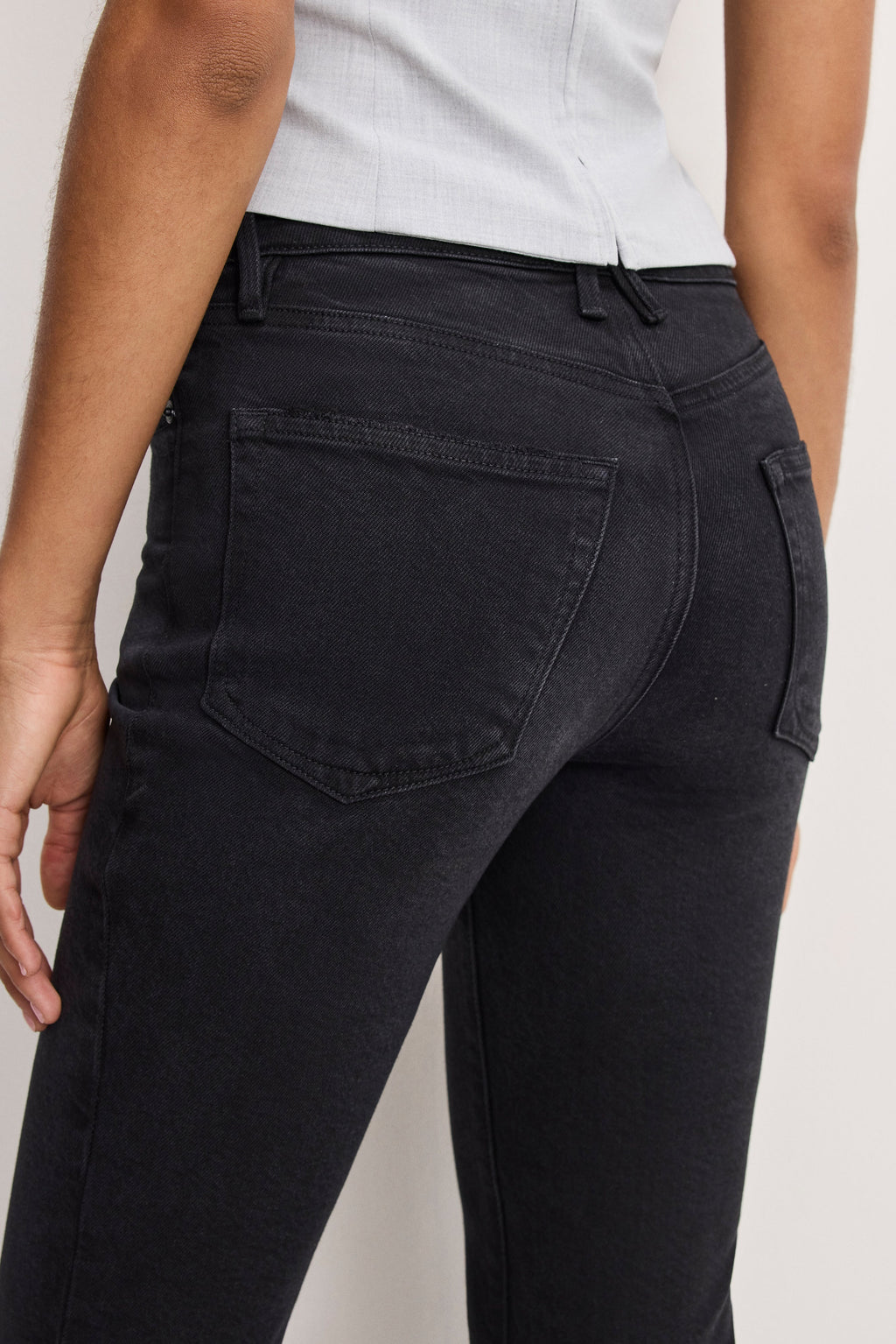 Luxury SOFT TECH GOOD CLASSIC BOOTCUT JEANS BLACK344