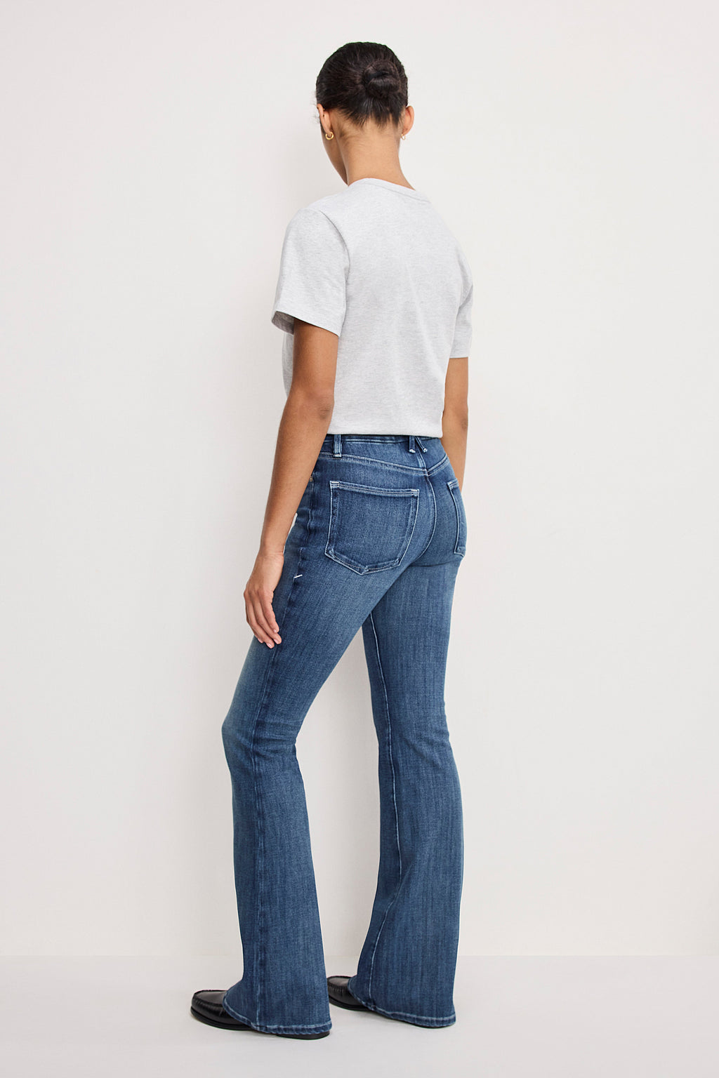 Luxury SOFT TECH GOOD LEGS FLARE JEANS INDIGO855