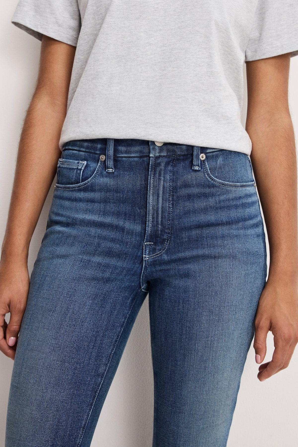 Luxury SOFT TECH GOOD LEGS FLARE JEANS INDIGO855