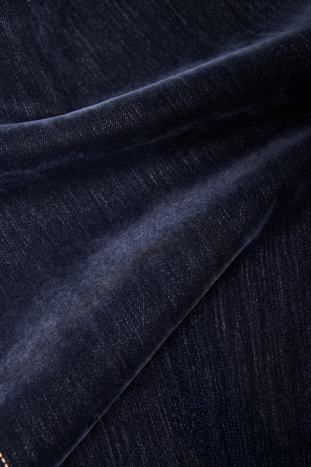 Luxury GOOD ICON STRAIGHT FLOCKED DENIM JEANS INDIGO939