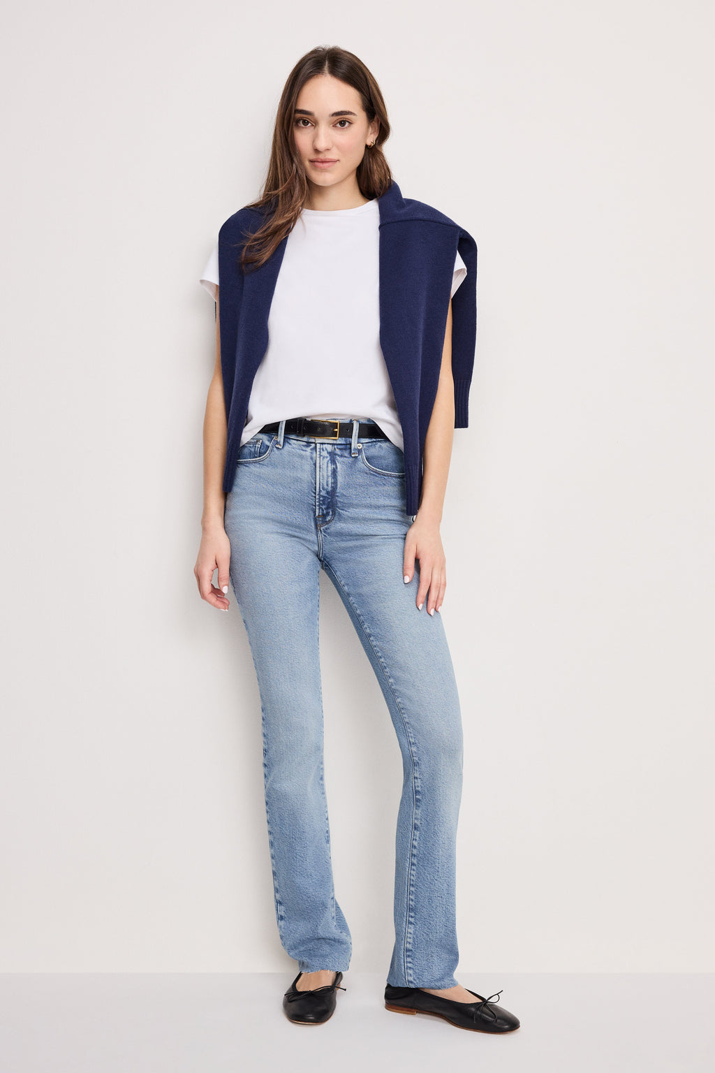 Luxury SOFT TECH GOOD LEGS STRAIGHT JEANS INDIGO711