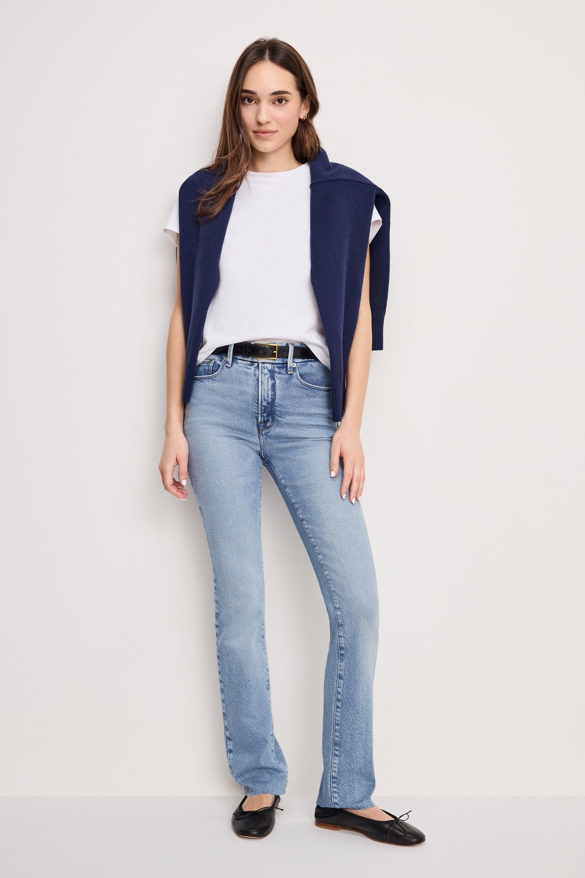 Luxury SOFT TECH GOOD LEGS STRAIGHT JEANS INDIGO711