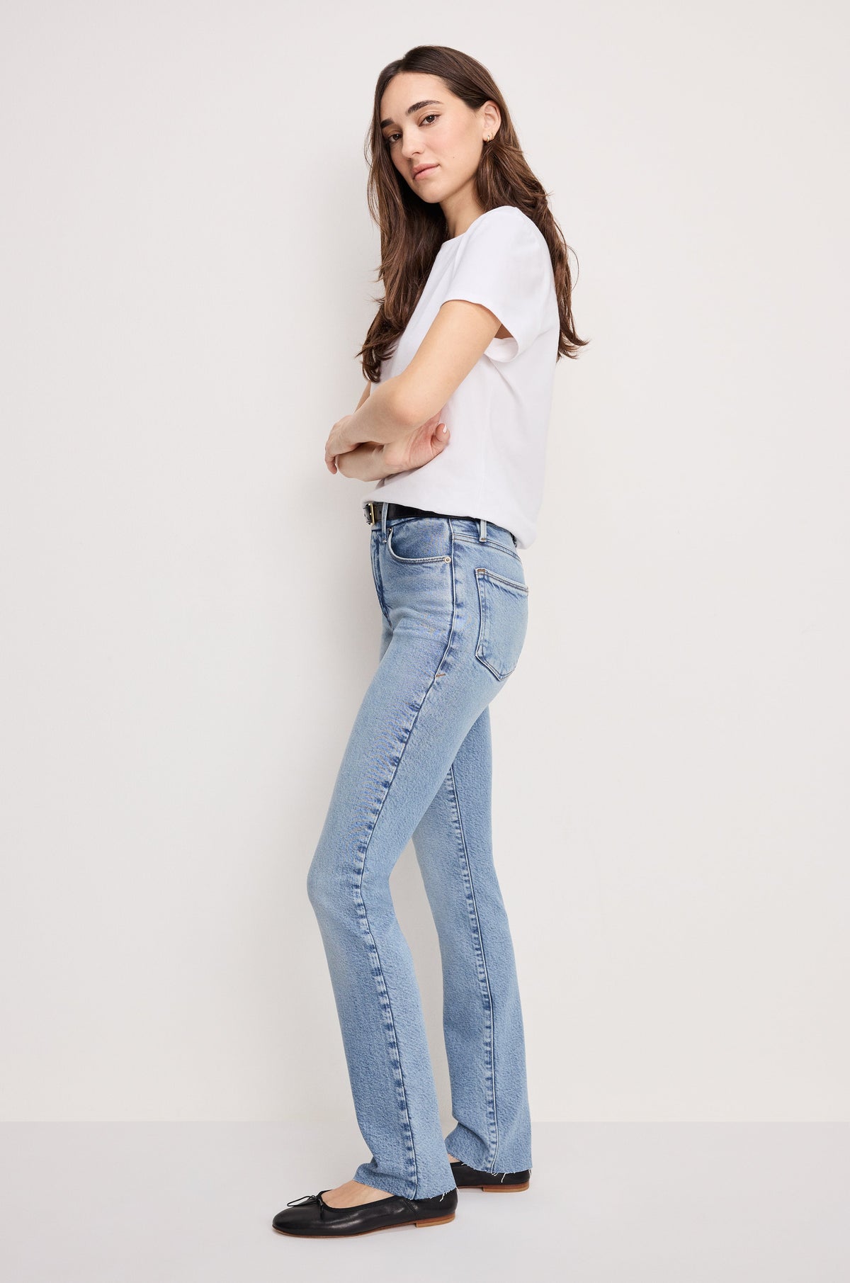 Luxury SOFT TECH GOOD LEGS STRAIGHT JEANS INDIGO711