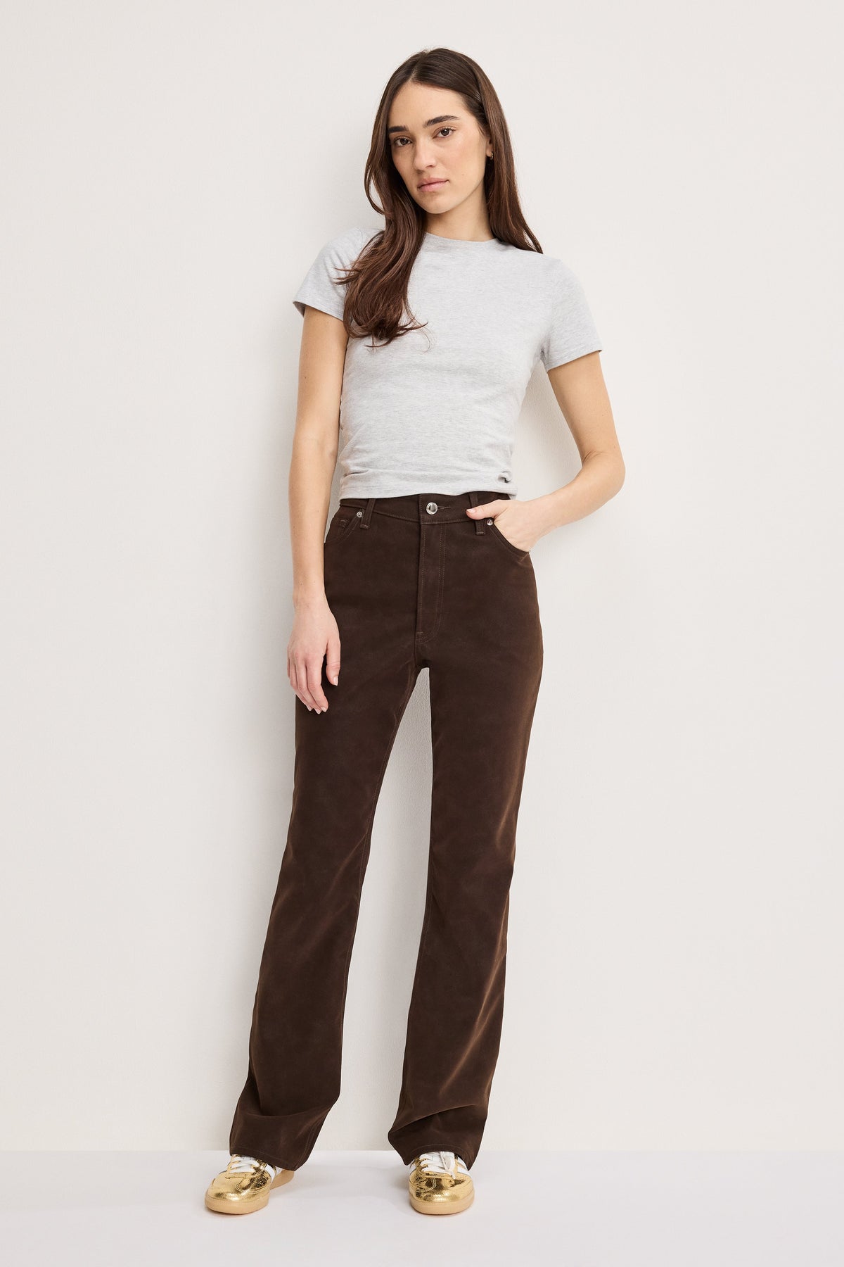 Luxury BETTER THAN SUEDE GOOD TRUE STRAIGHT CACAO