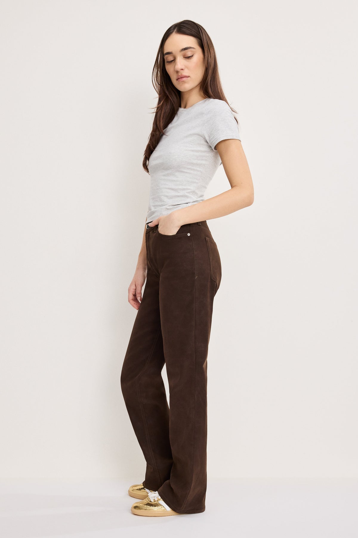 Luxury BETTER THAN SUEDE GOOD TRUE STRAIGHT CACAO