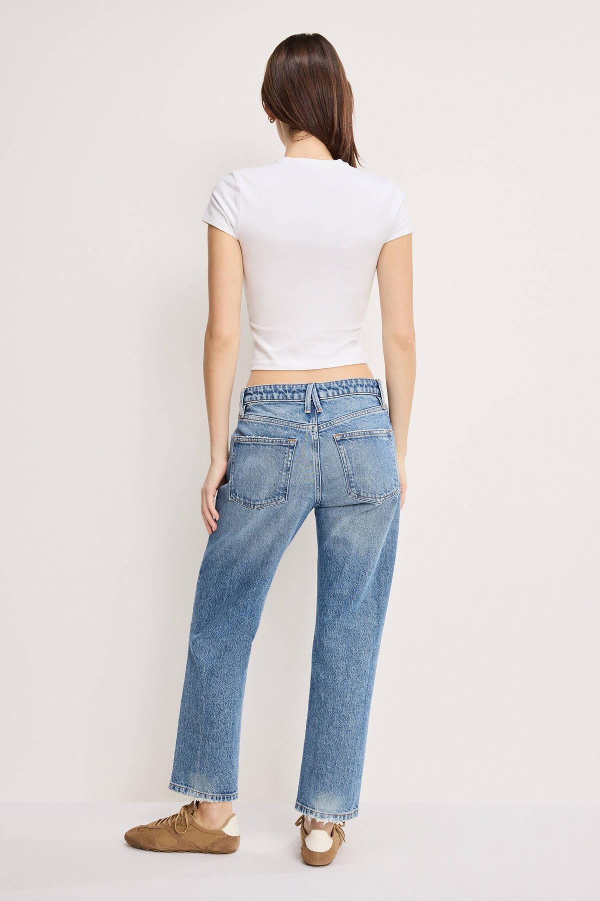 Luxury VINTAGE STRAIGHT ANKLE JEANS INDIGO1221