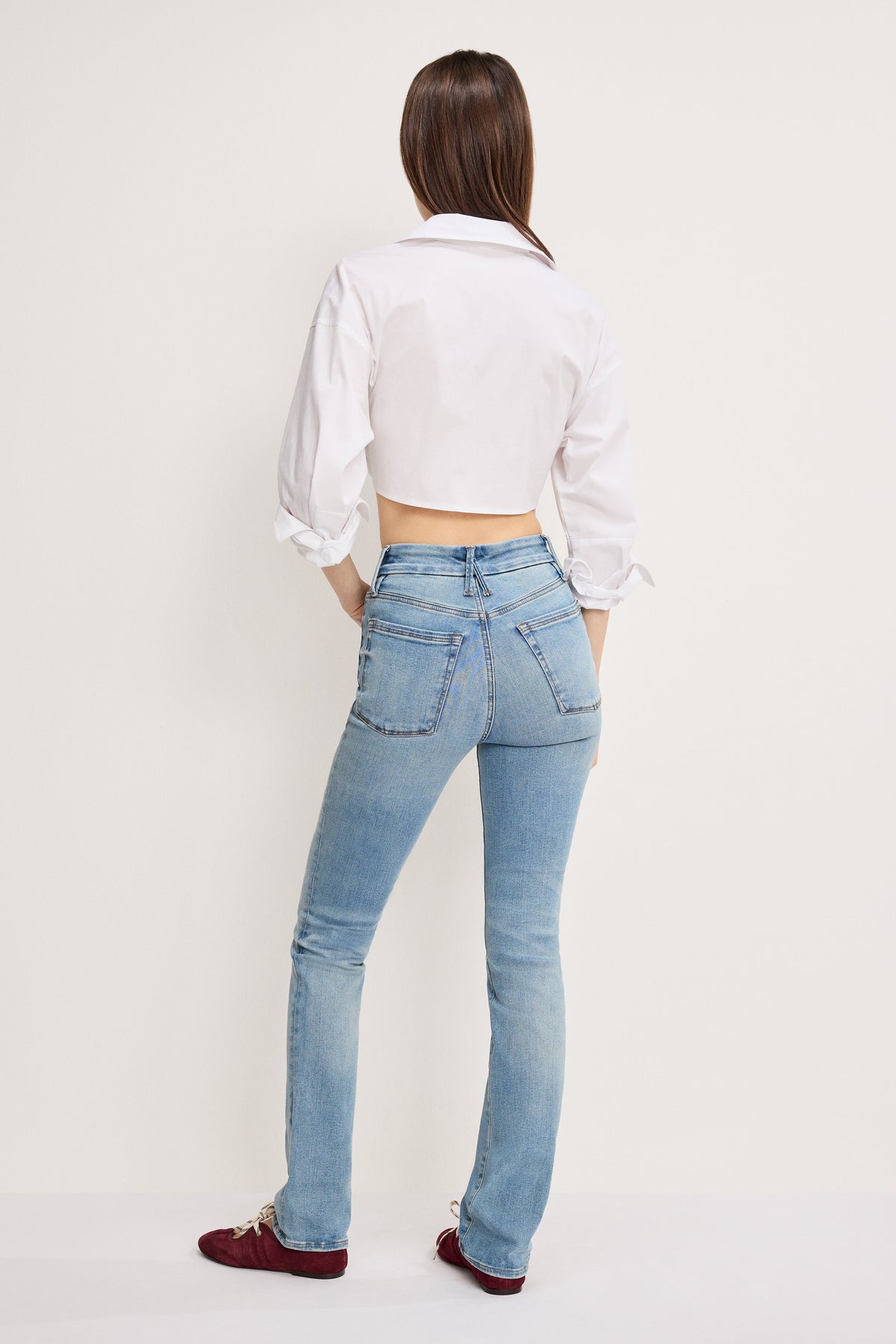 Luxury GOOD LEGS STRAIGHT JEANS LONG INDIGO834