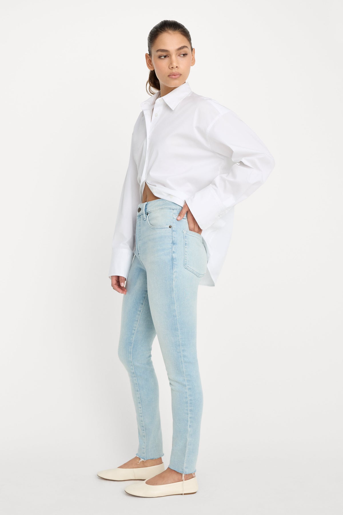 Luxury SOFT TECH GOOD LEGS SKINNY JEANS INDIGO1129