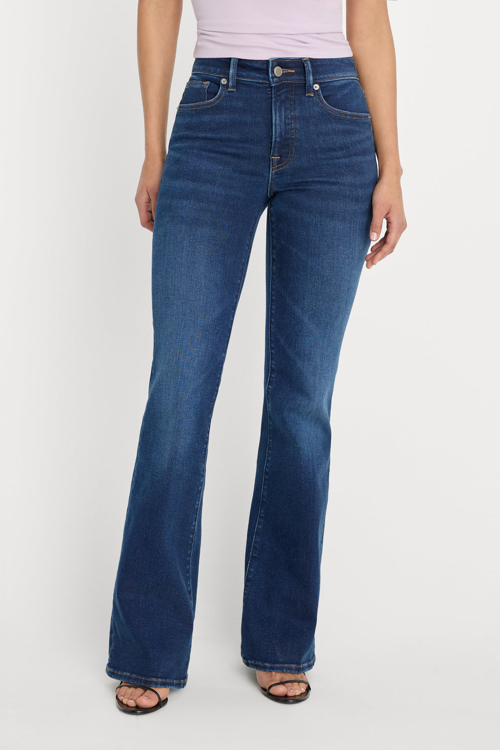 Luxury COMPRESSION GOOD LEGS FLARE JEANS INDIGO1229