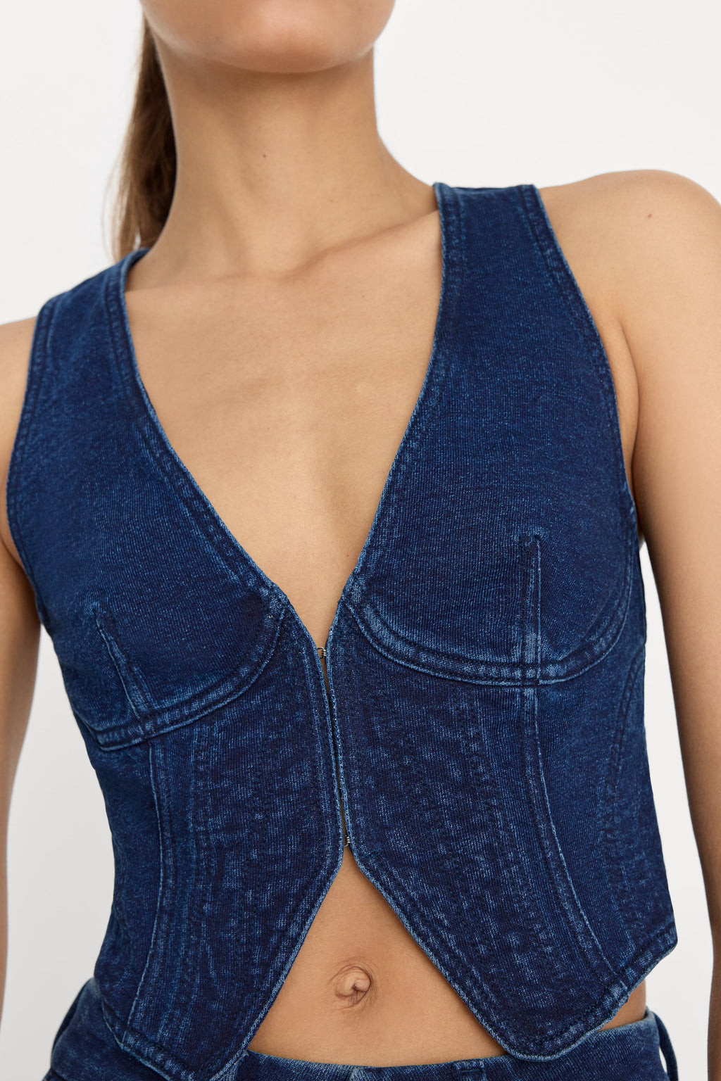 Luxury JEANIUS VEST INDIGO377