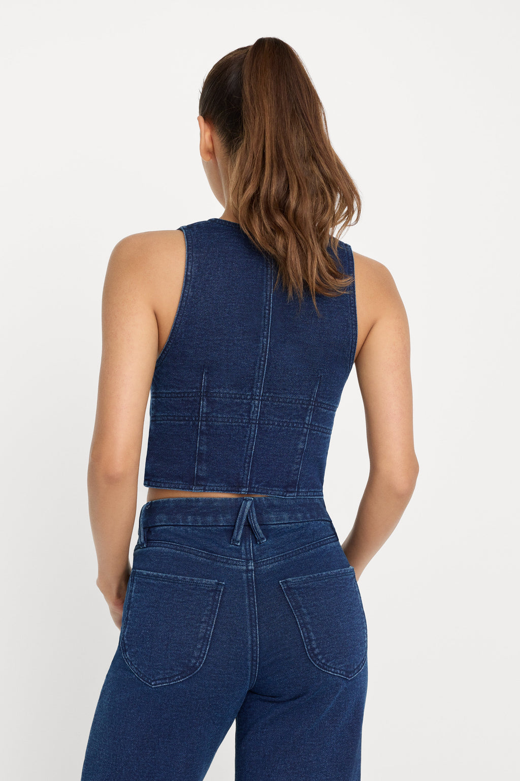 Luxury JEANIUS VEST INDIGO377
