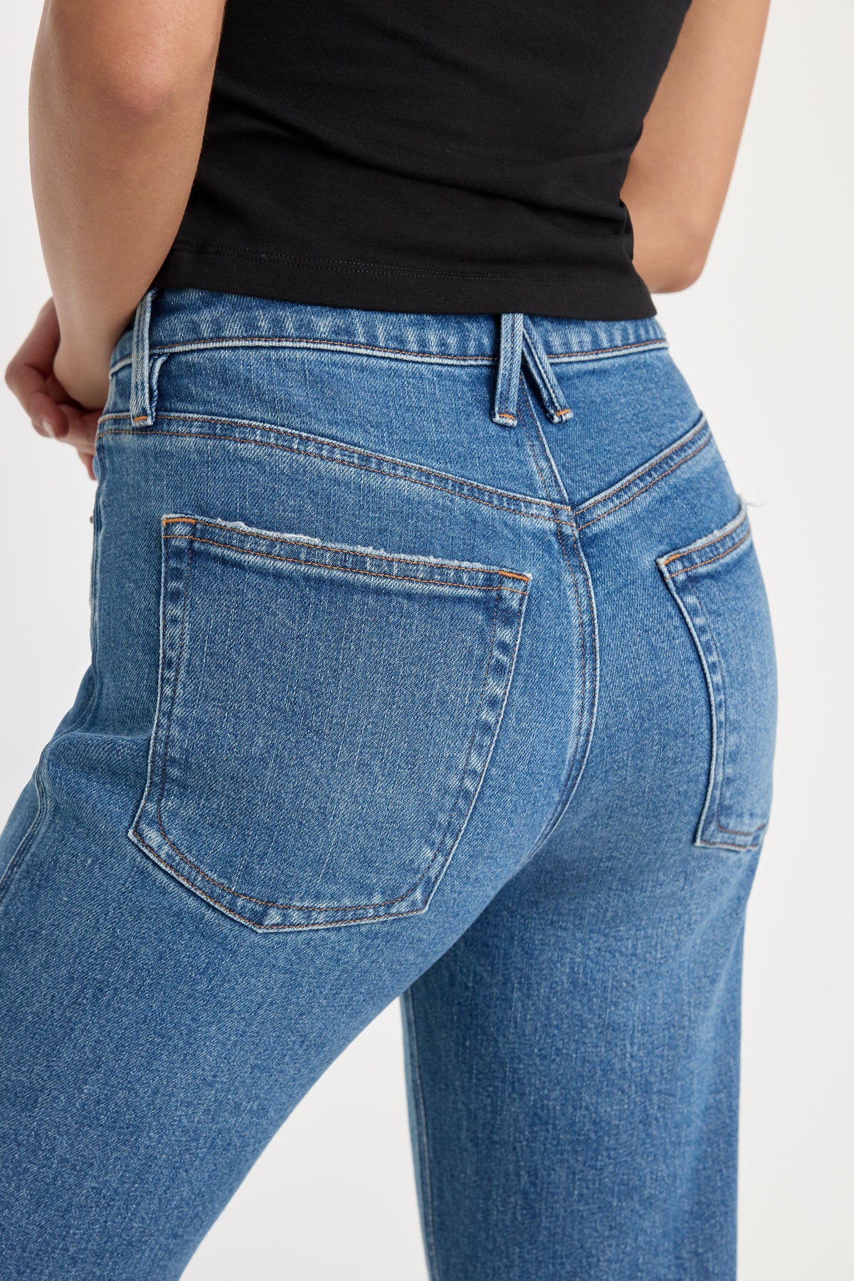 Luxury GOOD KICK FLARE JEANS INDIGO1212