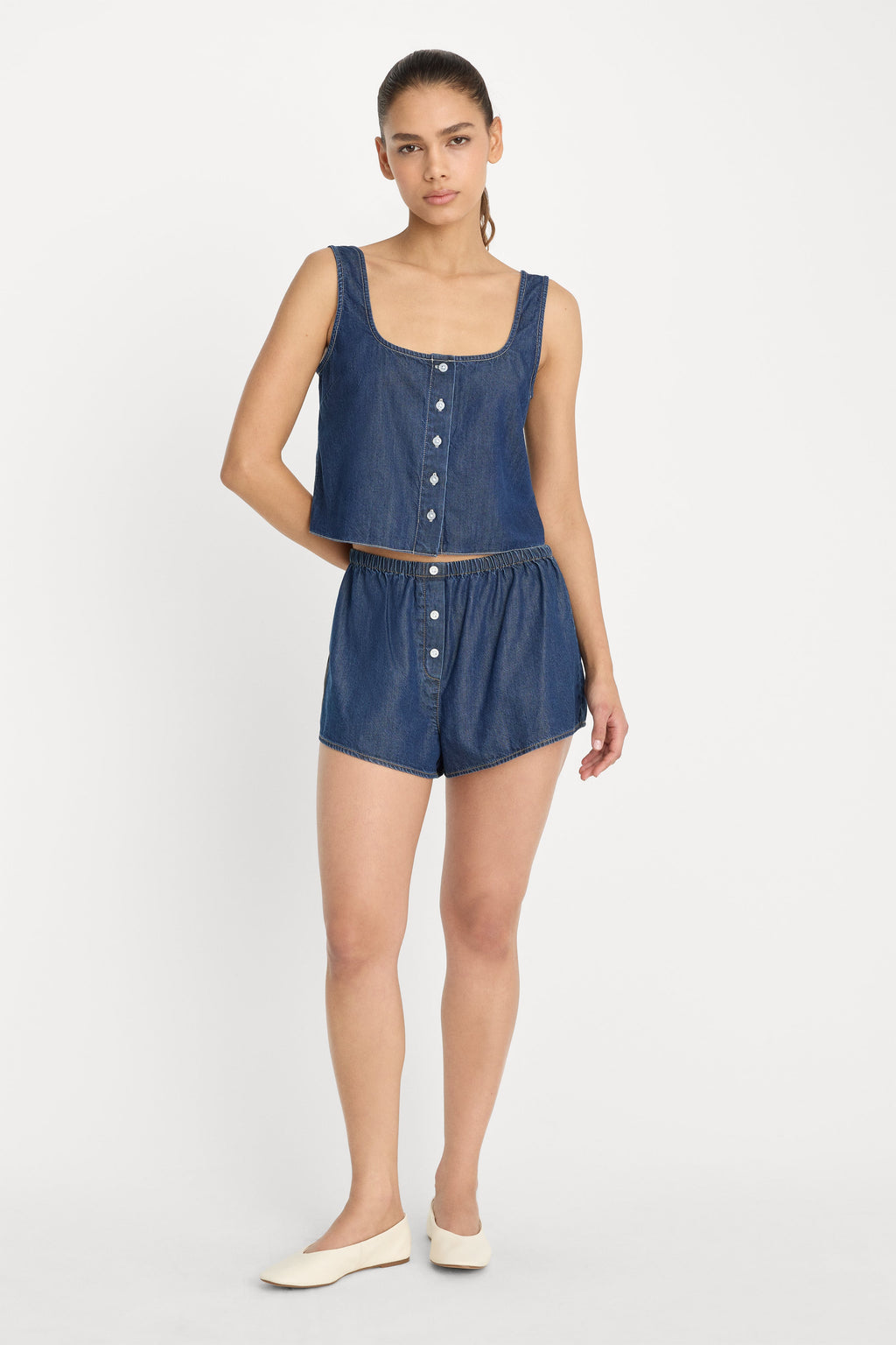 Luxury DENIM BOXER SHORTS INDIGO1187