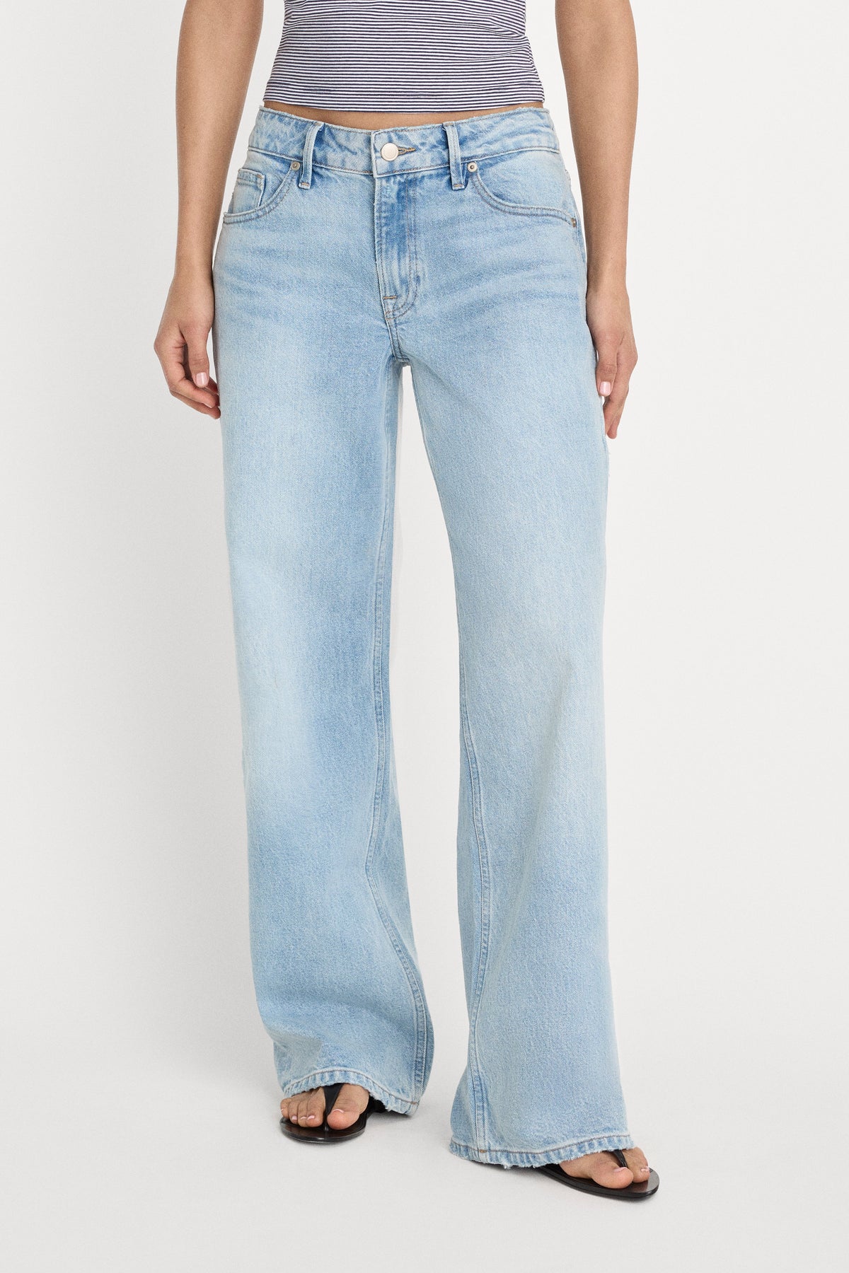 Luxury VINTAGE LOW LOOSE JEANS INDIGO1223