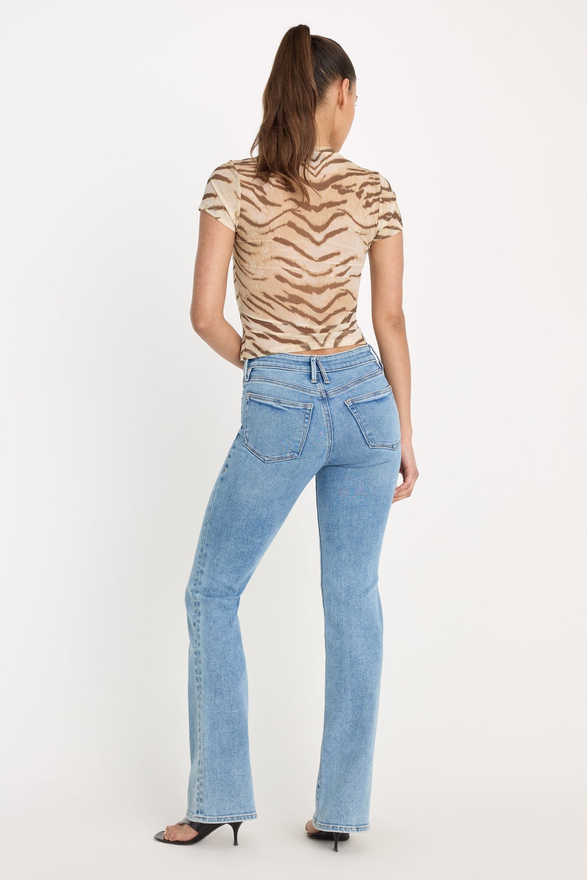 Luxury GOOD LOW RISE BOOTCUT JEANS INDIGO1217
